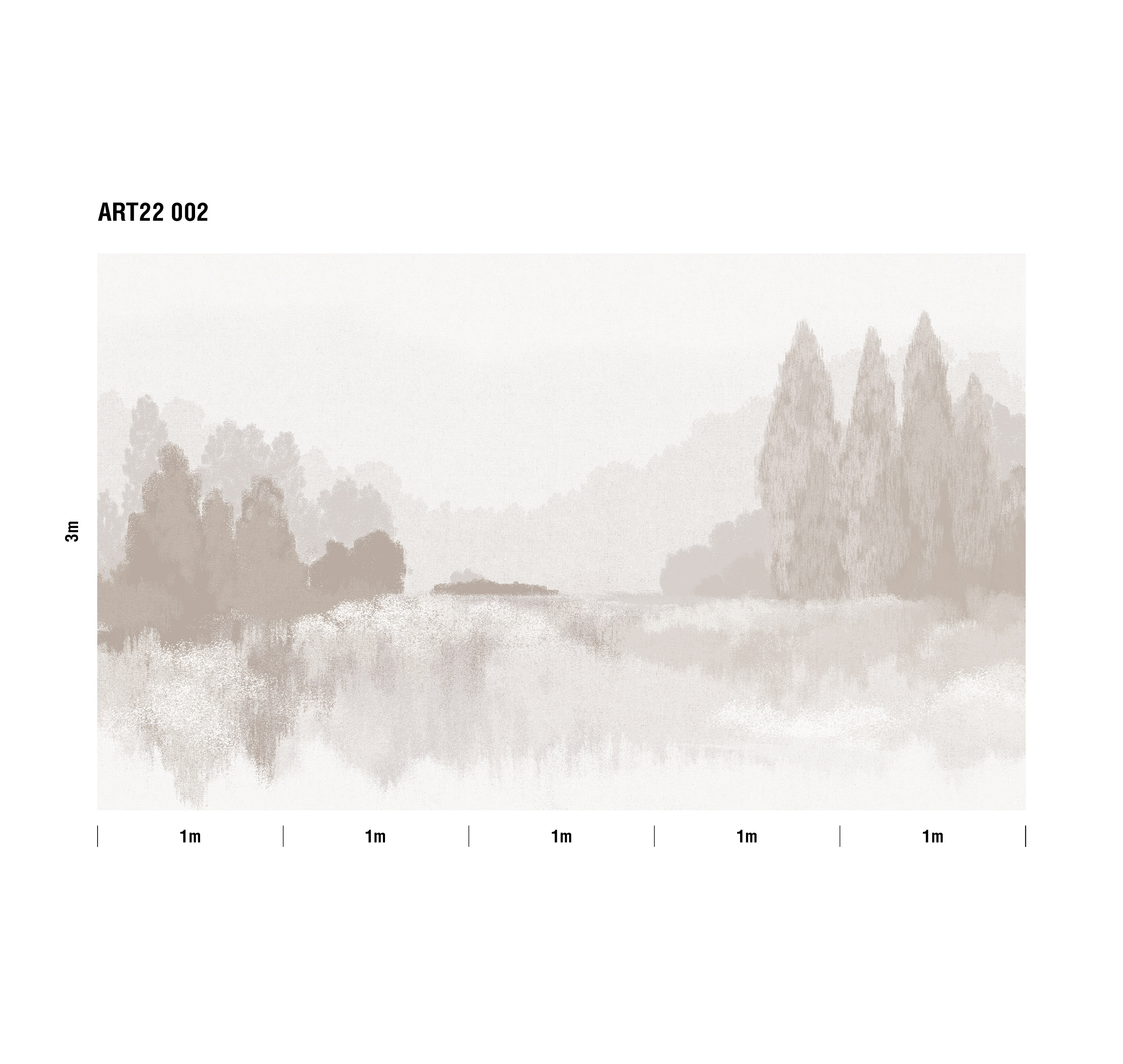 Панно Loymina Пейзаж 2 Амурский лес ART22 002 3×5